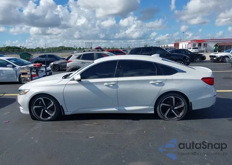 2019 Honda Accord Sport from USA, damaged, VIN 1HGCV1F37KA130085